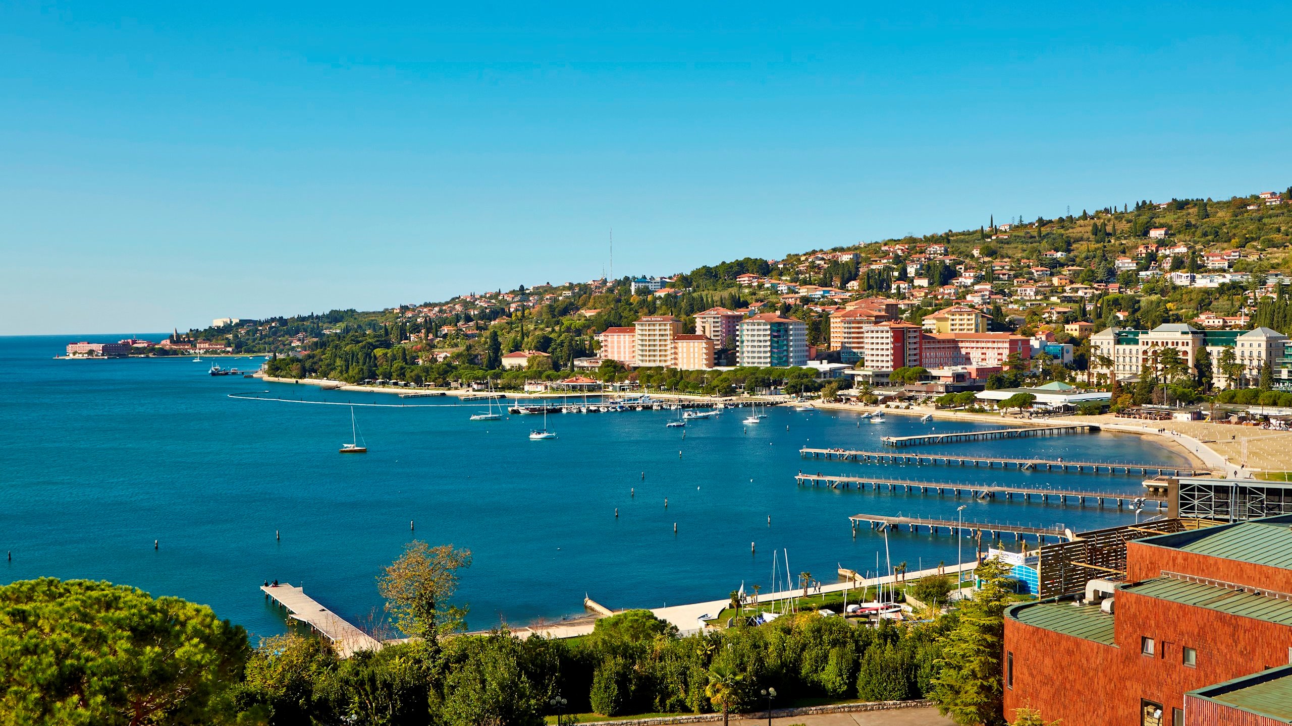 View of Portoroz and LifeClass resort